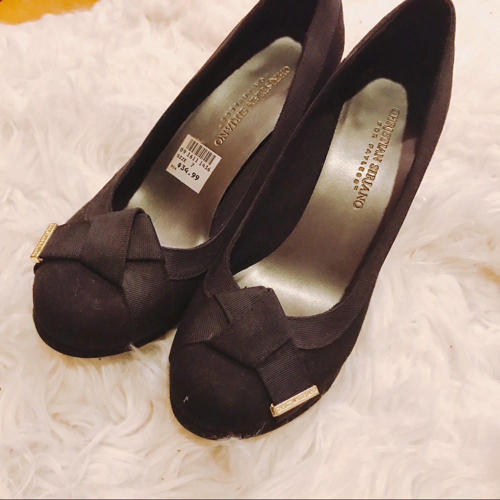 Christian Siriano Black Heels size 7